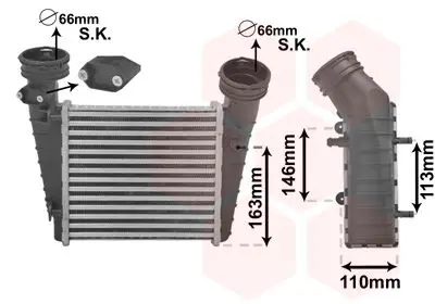 VAN WEZEL 58004238 Теплообменник