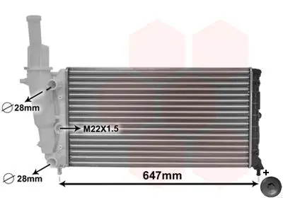 VAN WEZEL 17002140 Теплообменник