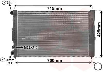 VAN WEZEL 03002105 Теплообменник