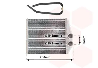 VAN WEZEL 37006355 Теплообменник
