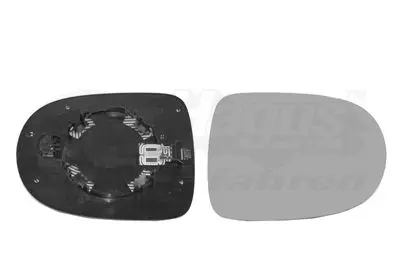 VAN WEZEL 4372838 Зеркальное стекло