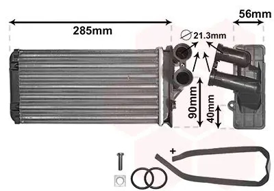 VAN WEZEL 09006239 Теплообменник