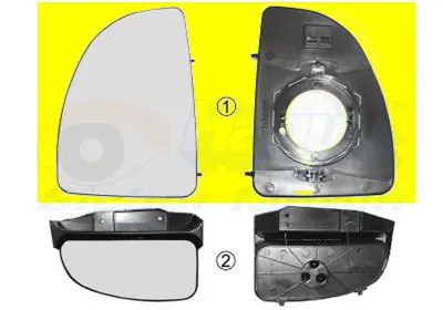 VAN WEZEL 1747832 Зеркальное стекло