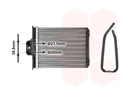 VAN WEZEL 37006217 Теплообменник