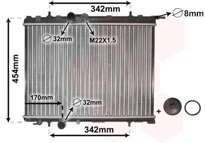 VAN WEZEL 40002189 Теплообменник
