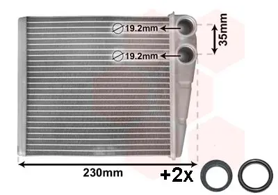 VAN WEZEL 58006229 Теплообменник