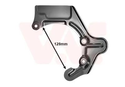 VAN WEZEL 5824371 Отражатель, диск тормозного