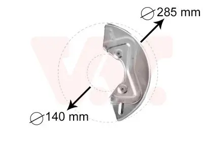 VAN WEZEL 5826371 Накладка
