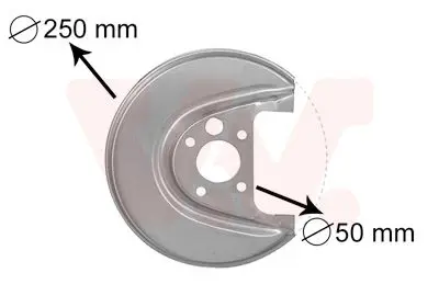 VAN WEZEL 5888373 Накладка
