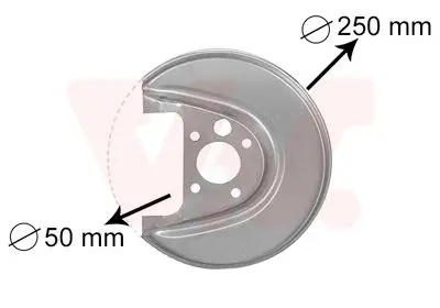 VAN WEZEL 5888374 Накладка