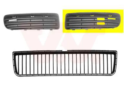 VAN WEZEL 7621591 Решетка-облицовка