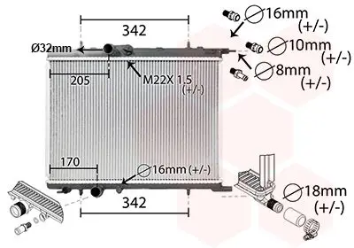VAN WEZEL 40002300 Теплообменник