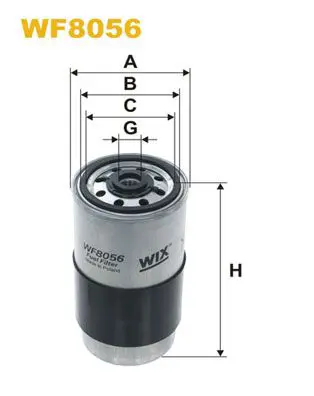 WF8056 Топливный фильтр