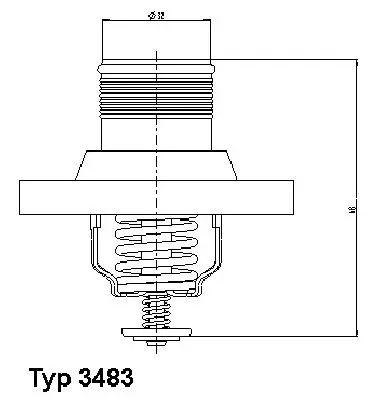 Wahler 348389D Термостат Citroen C5 XSara 