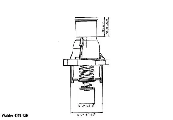 Wahler 435792D Термостат