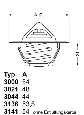 304480 Автозапчасть/ТЕРМОСТАТ (80*)