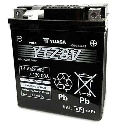 YTZ8V Стартерная аккумуляторная