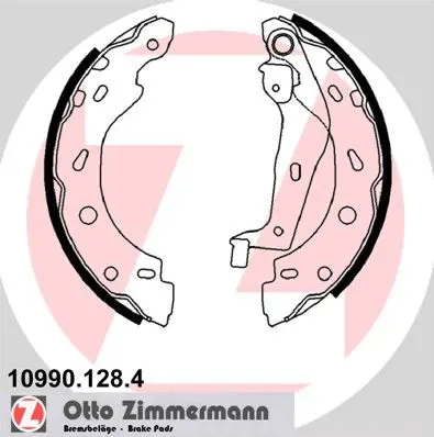 Zimmermann 109901284 КОЛОДКИ БАРАБАН SMA FORTWO