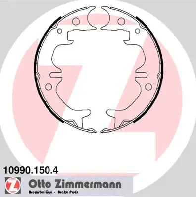 Zimmermann 109901504 Комлект тормозных накладок