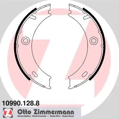 Zimmermann 109901288 КОЛОДКИ РУЧНИКА MER SPRINTER