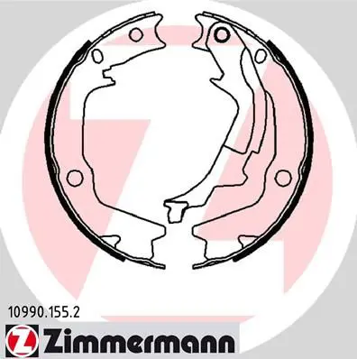 ZIMMERMANN 109901552 Комлект тормозных накладок
