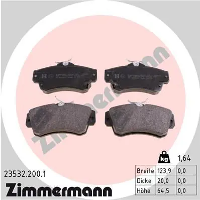 235322001 Brake pad