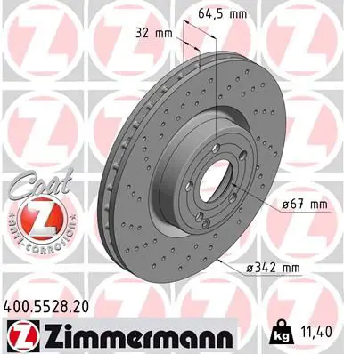 400552820 Brake disc