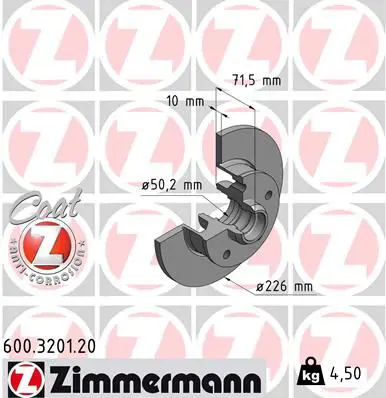 600.3201.20 Тормозной диск