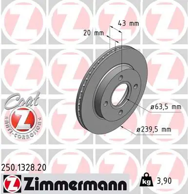 250132820 Brake disc