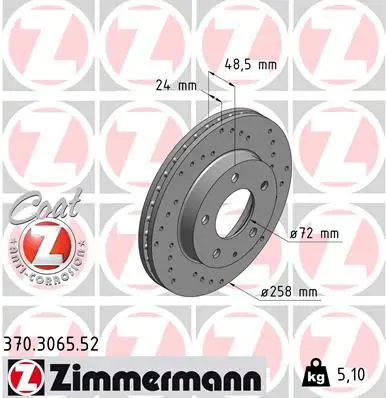 370.3065.52 Sport disc