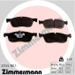 221451801 Zimmermann Комплект тормозных колодок,