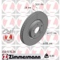 250137520 Zimmermann ДИСК ТОРМ FRD MONDEO V