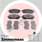 257251551 Колодки торм. ZIMMERMANN