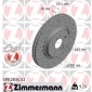 590283452 Zimmermann Диск тормозной (с перфорацией)