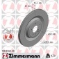 100336220 Zimmermann Диск тормозной задн AUDI A6,