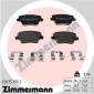 226751552 ZIMMERMANN Комплект тормозных колодок,