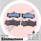 234141681 ZIMMERMANN Комплект тормозных колодок
