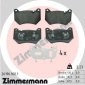 261961601 ZIMMERMANN Колодки тормозные дисковые