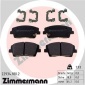 229341802 ZIMMERMANN Комплект тормозных колодок,