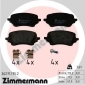 262711752 ZIMMERMANN Комплект тормозных колодок,