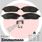 267421902 ZIMMERMANN Комплект тормозных колодок,
