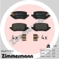 264871752 ZIMMERMANN Комплект тормозных колодок,