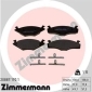 208871701 ZIMMERMANN Комплект тормозных колодок