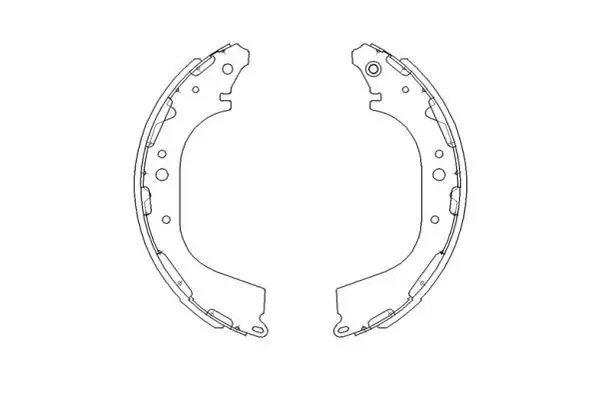 KAVO PARTS KBS7411 Комплект тормозных колодок