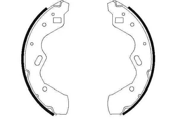 KAVO PARTS KBS5412 Комплект тормозных колодок