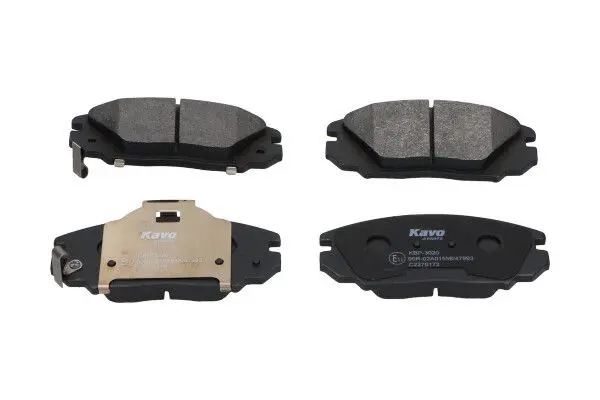 KAVO PARTS KBP3020 Комплект тормозных колодок,