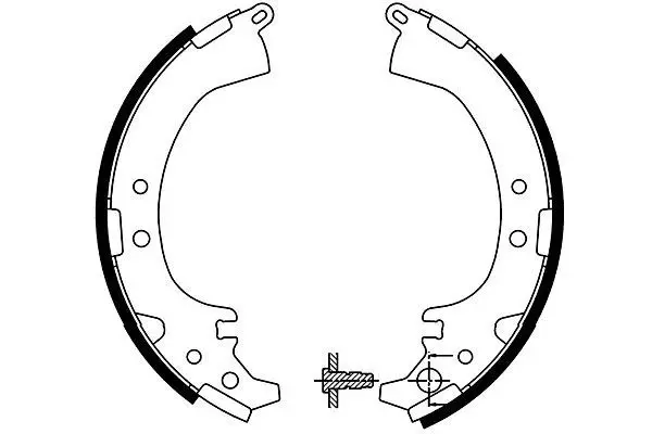 KAVO PARTS KBS9930 Комплект тормозных колодок