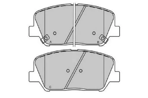 KAVO PARTS KBP3060 Комплект тормозных колодок,