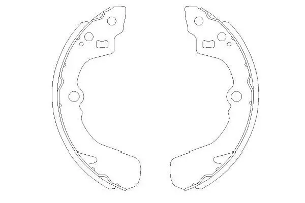 KAVO PARTS KBS8905 Комплект тормозных колодок