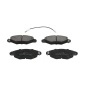 KBP10021 KAVO PARTS Комплект тормозных колодок,